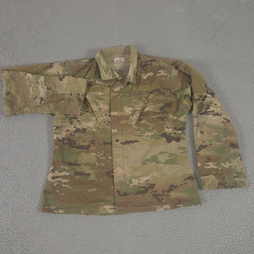 US Military Jacket Mens Medium Regular Camo Army Combat Uniform Multicam Coat
